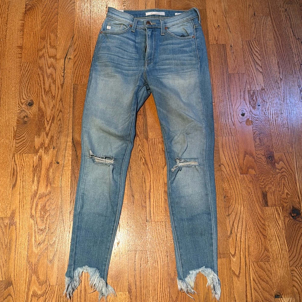 Kancan premier Estilo skinny jeans with raw hem size 25